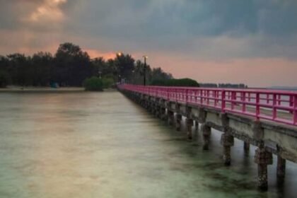 Jembatan Cinta Pulau Tidung Kepulauan Seribu