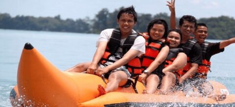 Watersport Banana Boat Pulau Tidung Kepulauan Seribu